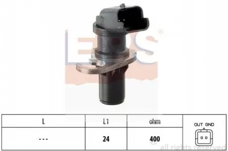 Датчик положення колінвала Citroen Berlingo/Peugeot Partner 1.6i 00 EPS 1953305 Купити в Україні