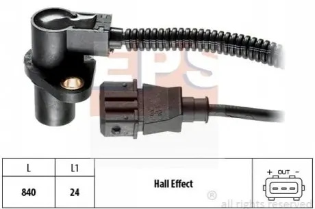 Датчик положення колінвалу Opel Astra F/Vectra A/Omega B 1.8/2.0i 16V 93-01 EPS 1.953.314 Купити в Україні