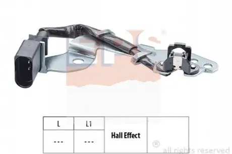 Датчик положення колінвалу Fiat Ducato/Iveco Daily III/IV 2.3JTD 02 EPS 1.953.382