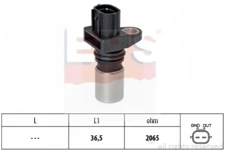 Датчик, положення кулачкового вала EPS 1.953.417 Купити в Україні
