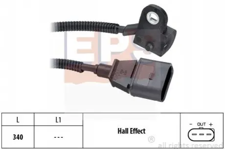 Датчик, положення кулачкового вала EPS 1953423 Купити в Україні
