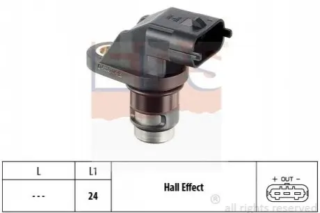 Датчик положення розподільного валу MB Sprinter/Vito CDI EPS 1.953.438 Купити в Україні