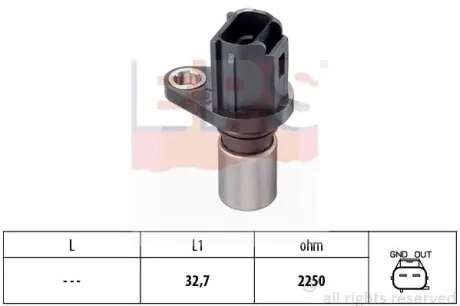 Фото 1 — Датчик, положення кулачкового вала EPS (1.953.486) Фото Датчик, положення кулачкового вала EPS (1.953.486) зображення 1