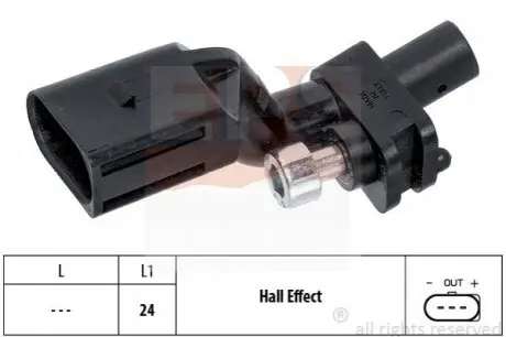 Датчик положення колінвалу Audi/Skoda/VW 1.4/1.4TSI 03-10 EPS 1.953.552 Купити в Україні