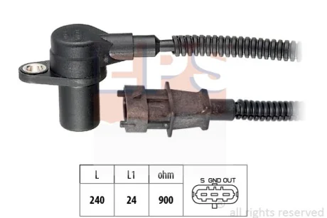 DB Датчик оборотов двигателя W202/203/210/220/STEYR G320/G500 1998- EPS 1.953.578