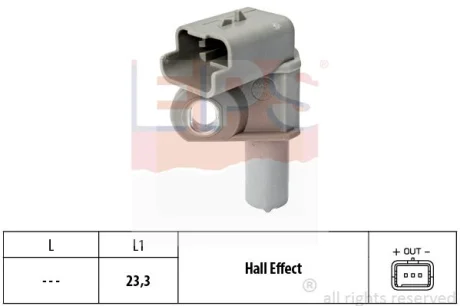 Датчик положения р/вала Ford Focus, Fiesta /Citroen C5 2.0Hdi 01- EPS 1.953.632