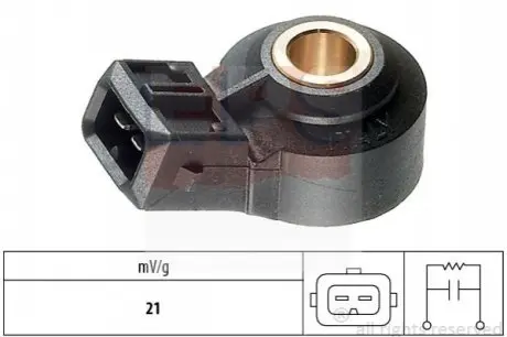 Датчик температури охолоджуючої рідини Mitsubishi Colt/Outlander/Pagero IV 88- чорний EPS 1957113 Купити в Україні