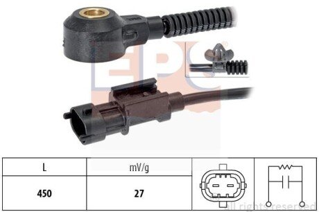 CZUJNIK SPALANIA STUKOWEGO HYUNDAI I10 1,2 06- EPS 1.957.245