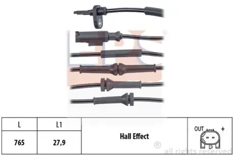 Датчик ABS EPS 1.960.074