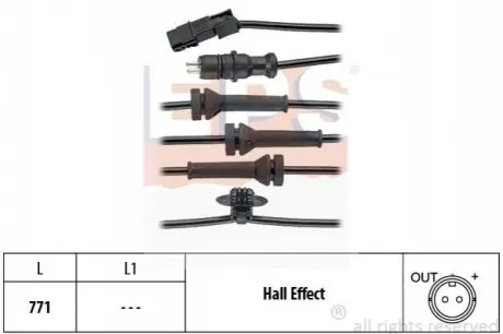 Фото 1 — Датчик ABS (передній) Renault Scenic II/Megane II 02- EPS (1960156) Фото Датчик ABS (передній) Renault Scenic II/Megane II 02- EPS (1960156) зображення 1