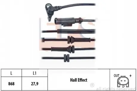 Датчик ABS EPS 1.960.165 Купити в Україні