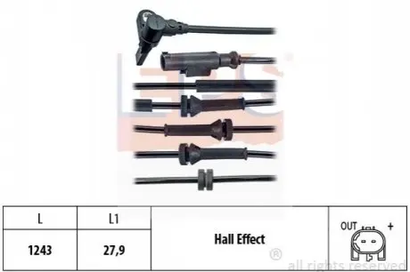 Датчик ABS EPS 1.960.183