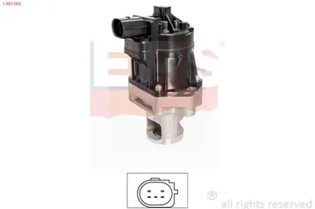 FIAT Клапан EGR Alfa Romeo,Bravo,Doblo 1.6/20JTD 10-,Ducato 2.0d,Freemont EPS 1.963.063 Купити в Україні