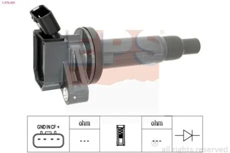Котушка запалювання Toyota Avensis/Yaris 1.0-1.6 00 EPS 1.970.461 Купити в Україні