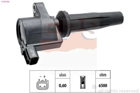 Котушка запалювання Ford Focus/Mondeo/S-Max 1.8/2.0 03-/Transit 2.3 06-14 EPS 1.970.480 Купити в Україні