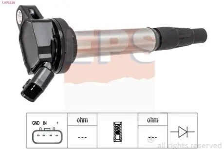 Котушка запалювання Toyota Avensis/Rav 4/Prius 1.6-2.0 08 EPS 1.970.536 Купити в Україні