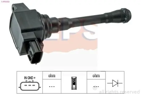 Котушка запалювання Nissan Juke/Infiniti M 1.6 10 EPS 1.970.552 Купити в Україні