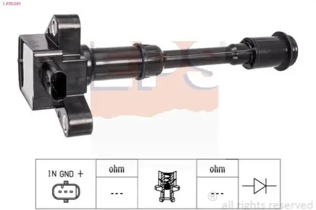 Котушка запалювання Ford Transit Connect 1.6 EcoBoost 13 EPS 1.970.561 Купити в Україні