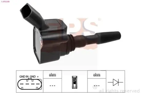 Котушка запалювання VW Caddy/Skoda Octavia 1.0-1.4TSI 12 EPS 1.970.599 Купити в Україні