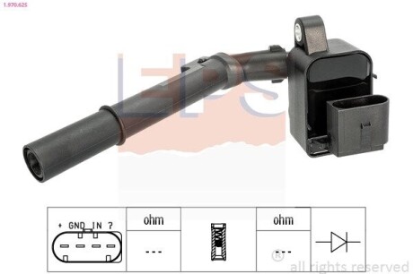 DB котушка DB A176, C205 CLA 160/180/200 EPS 1.970.625