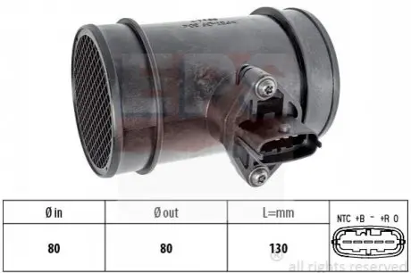 Витратомір повітря Fiat Ducato 2.8 JTD 00- EPS 1991034 Купити в Україні