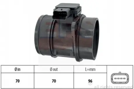 Витратомір повітря Land Rover Range Rover Sport 3.0 D 4x4 EPS 1991302 Купити в Україні