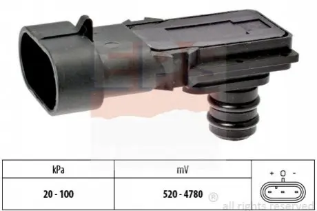 Датчик тиску наддува Renault Trafic 2.0 16 V 01- EPS 1.993.023 Купити в Україні