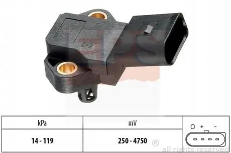 Фото Датчик тиску в колект. всмоктування EPS (1.993.101) зображення 1
