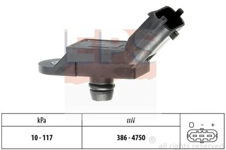 Датчик тиску наддува Fiat Doblo 1.4 05 EPS 1.993.133
