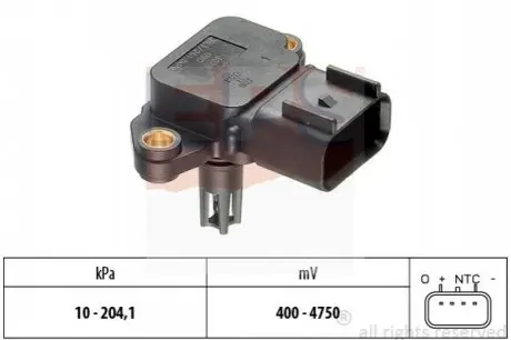 LAND ROVER Датчик тиску. Range Rover Sport/Range Rover 4,2 -12 EPS 1.993.211 Купити в Україні