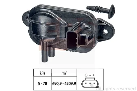 Датчик давления отходящих газов MB Sprinter 09- EPS 1993269
