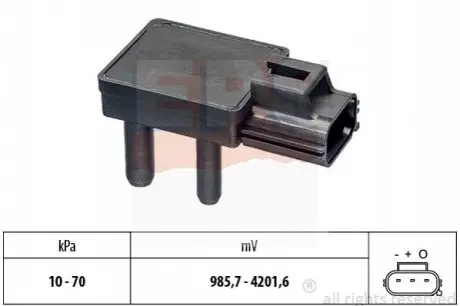 Датчик тиску вихлопних газів Citroen Jumper II/Peugeot Boxer 2.2 HDi 11- EPS 1993277 Купити в Україні