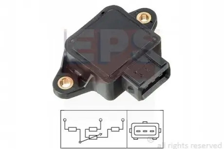 Датчик положення заслонки дросельної Chevrolet/Citroen/Fiat/Gaz/Kia/Opel/Peugeot/Uaz EPS 1995002 Купити в Україні