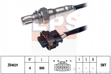 OPEL Лямбда-зонд 1,8-2,2 Astra G/H,Vectra B/C,Omega B,Corsa C,Zafira EPS 1.997.342