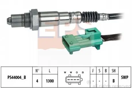Лямбда-зонд (4-х конт.) Citroen C3 I (FC_) 1.1i-1.6 02.02- EPS 1.998.222 Купить в Украине