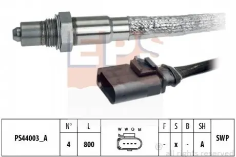 Лямбда зонд VW Golf VII 2.0 GTI 13-20 EPS 1.998.250 Купити в Україні