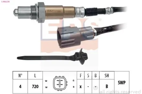 MAZDA Лямбда-зонд CX-5 2.0/2.5 17 EPS 1.998.539