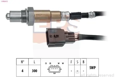 Лямбда зонд EPS 1.998.612 Купити в Україні