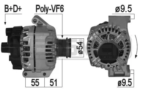 Генератор ERA 209225A Купити в Україні