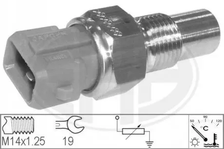 Датчик температури оливи Citroen Berlingo 1.8/1.8-1.9D 96-03 (1 конт.) ERA 330109