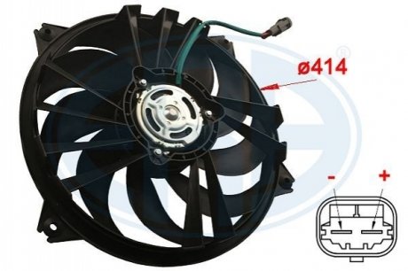 Вентилятор радиатора - (1400821280, 1250G1, 1250G2) ERA 352011