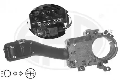 Перемикач світла фар VW Golf IV/Passat B5/Sharan 97-05/Skoda Superb 01-08 ERA 440369 Купити в Україні