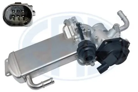 Радіатор рециркуляції ВГ з клапаном EGR VW T5 2.0TDI 09 ERA 555106A