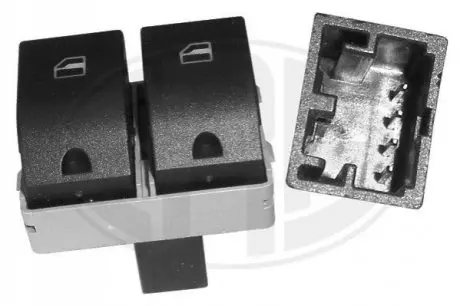 Кнопка склопідіймача (L) VW Polo/Fox/Seat Ibiza/Cordoba/Skoda Fabia 03-10 ERA 662315