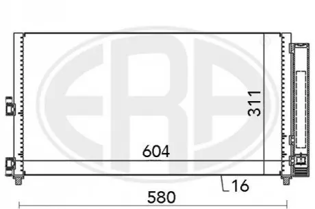 Радиатор ERA 667000 Купить в Украине