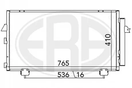 Радіатор кондиціонера ERA 667036 Купити в Україні