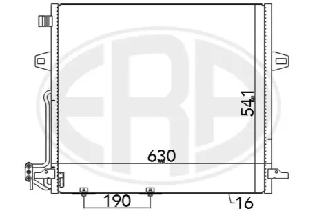 Радiатор кондицiонера ERA 667093 Купити в Україні