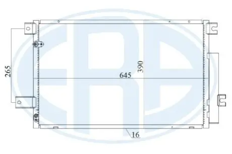 Радiатор кондицiонера ERA 667178 Купити в Україні