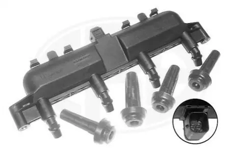 Котушка запалювання Citroen Berlingo/Peugeot Partner 1.1-1.4 i 96-15 ERA 880034A