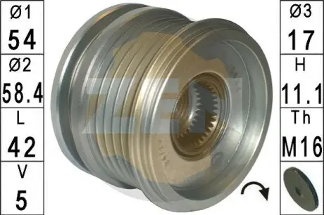 Шків генератора ERA ZN5634